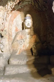 Yungang Grottoes, statue of cave 6