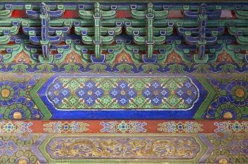 Ming Changling Mausoleum, Ling'en Gate, detail of the interior