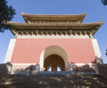 Ming Dingling Mausoleum, Soul Tower, northwest elevation