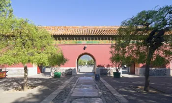 Ming Dingling Mausoleum, Zhong Gate, inner view (northwest elevation)