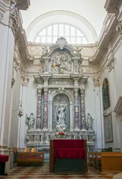 Dubrovnik Cathedral, altar of Saint John of Nepomuk