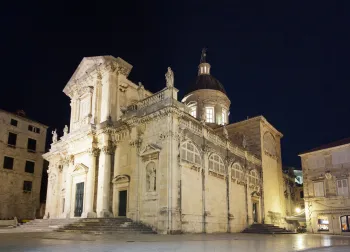 Dubrovnik Cathedral, at night