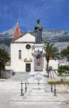 Statue of friar Andrija Kačić Miošić