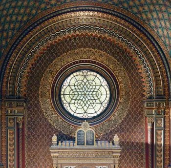 Spanish Synagogue, rose window