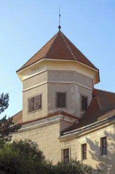 Telč Castle, tower of the lower gate