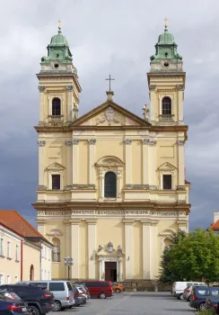 Church of the Assumption of the Virgin Mary, northwest elevation
