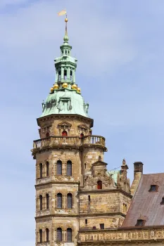 Kronborg Castle, King's Tower, west elevation