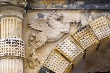 Kronborg Castle, pegasus relief of the inner bastion gate