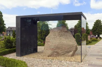 Runestone of Harald Bluetooth, east elevation