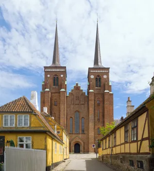 Roskilde Cathedral, west elevation