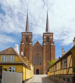 Roskilde Cathedral, west elevation