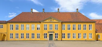 Roskilde Royal Mansion, south elevation of the main structure