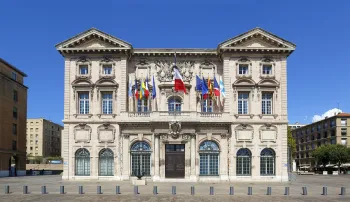 Marseille City Hall, main facade (south elevation)