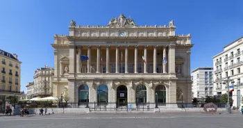 Stock Exchange Palace, main facade (south elevation)