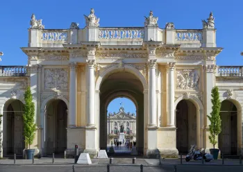Place Stanislas, Here Arch (Arc Héré), north elevation