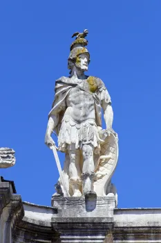 Place Stanislas, Here Arch (Arc Héré), statue of Mars