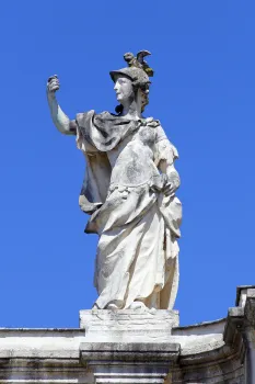 Place Stanislas, Here Arch (Arc Héré), statue of Minerva