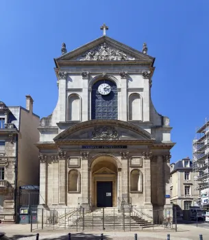 Protestant Temple of Nancy, main facade (south elevation)