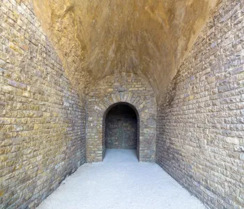 Roman Theatre of Orange, access below the seating (vomitorium)
