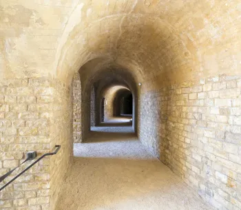 Roman Theatre of Orange, access passage below the seating (vomitorium)
