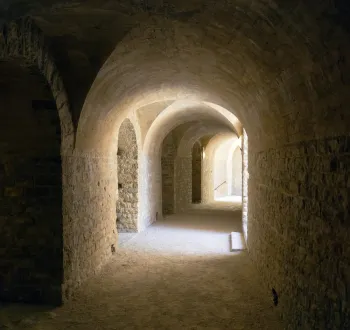 Roman Theatre of Orange, access passage below the seating (vomitorium)