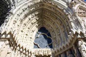 Reims Cathedral, right main portal archivolt