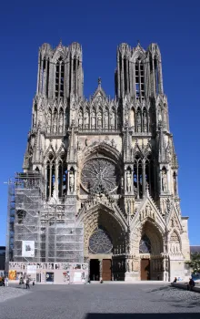 Reims Cathedral, southwest elevation