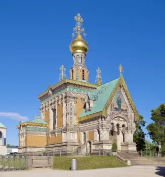 Russian Chapel of Saint Mary Magdalene, northwest elevation