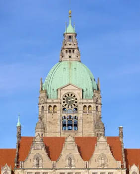 New Town Hall of Hanover, cupola (south elevation)