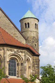 Saint Michael’s Church, detail of the west choir and the southwestern tower