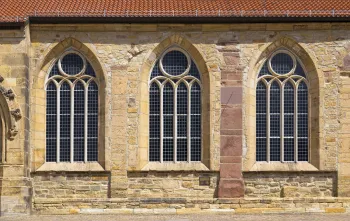 Saint Michael’s Church, Gothic windows of the side aisle