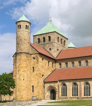 Saint Michael’s Church, western part with crossing tower and southwestern tower