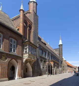 Lübeck City Hall, main building on Broad Street