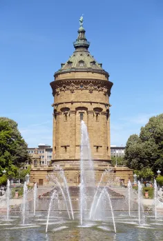 Mannheim Water Tower, east elevation