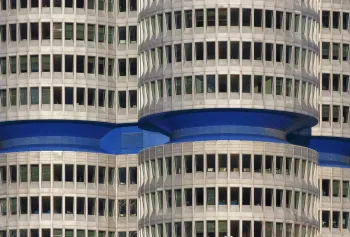 BMW Tower, facade detail