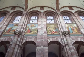 Speyer Cathedral, frescoes of the nave