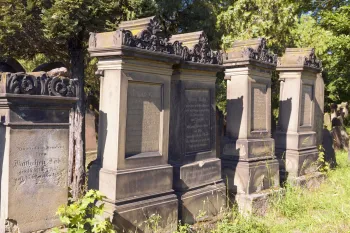 Jewish Cemetery “Holy Sand”, tombstones of the new cemetery section