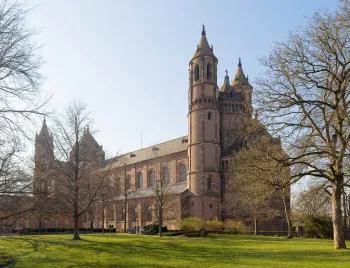 Worms Cathedral, northwest elevation