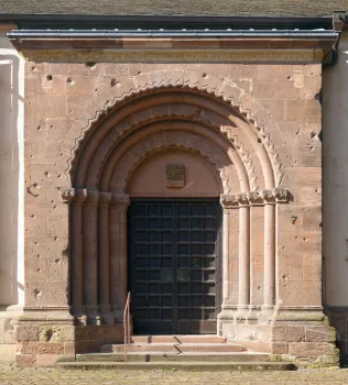 St. Andrew’s Abbey, St. Andrew’s church, northern portal
