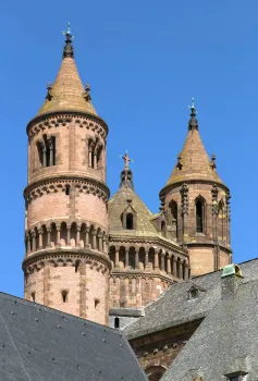 Worms Cathedral, western spires