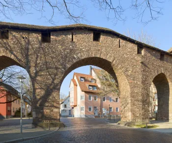 Worms City Fortification, Rashi Gate (northeast elevation)