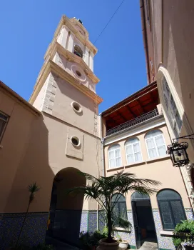 Cathedral of St. Mary the Crowned, courtyard and spire