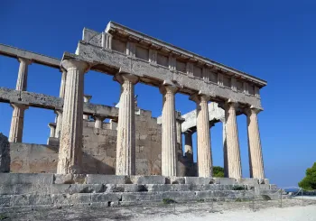 Temple of Aphaia, columns