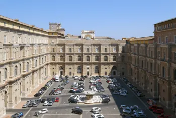 Vatican Museums, Belvedere Courtyard, south elevation