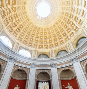 Vatican Museums, Pius-Clementine Museum, Round Hall, cupola