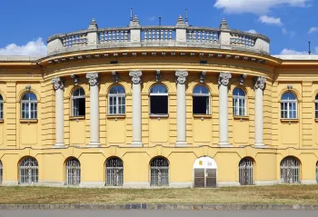 Széchenyi Thermal Bath, detail of the west facade