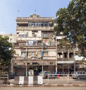 Historic buildings on Chandni Chowk Road