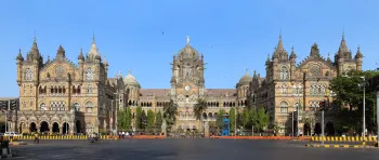 Chhatrapati Shivaji Terminus, main facade (west elevation)