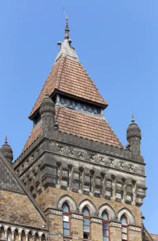 Municipal Corporation Building, tower of the southwestern wing