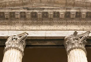 Church of Santa Maria sopra Minerva, facade detail
